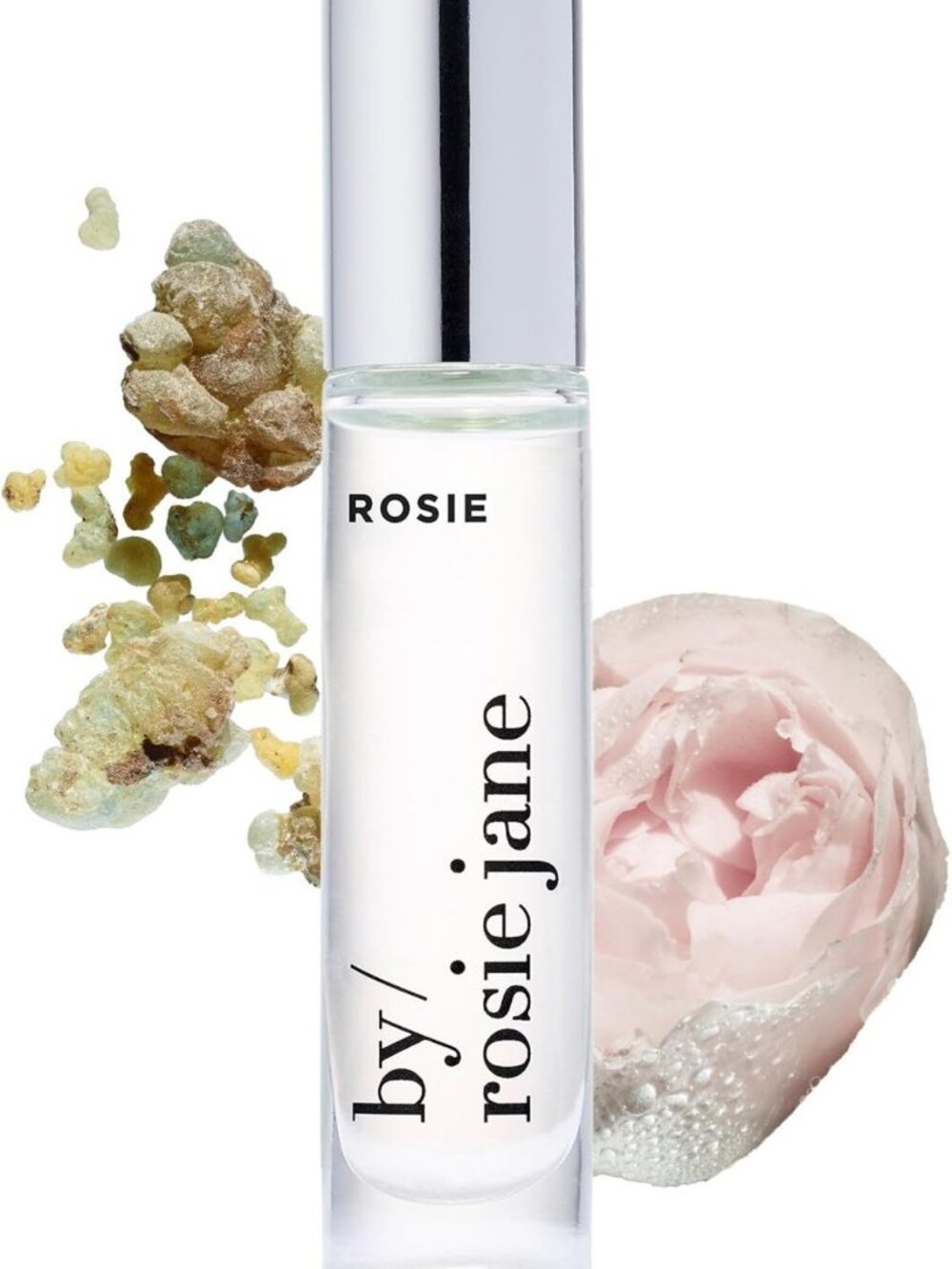 Travel Size Roll-On Perfume Oil - White Musk & Sweet Rose Scent, Paraben-Free